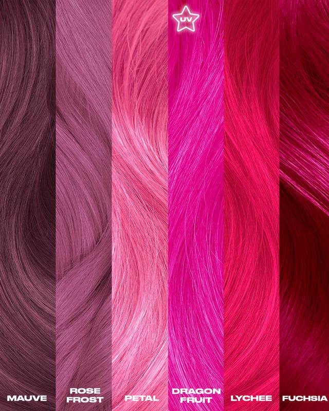 Lunar Tides Hot Pink Hair Color Semi-permanent Hair Dye - Lychee