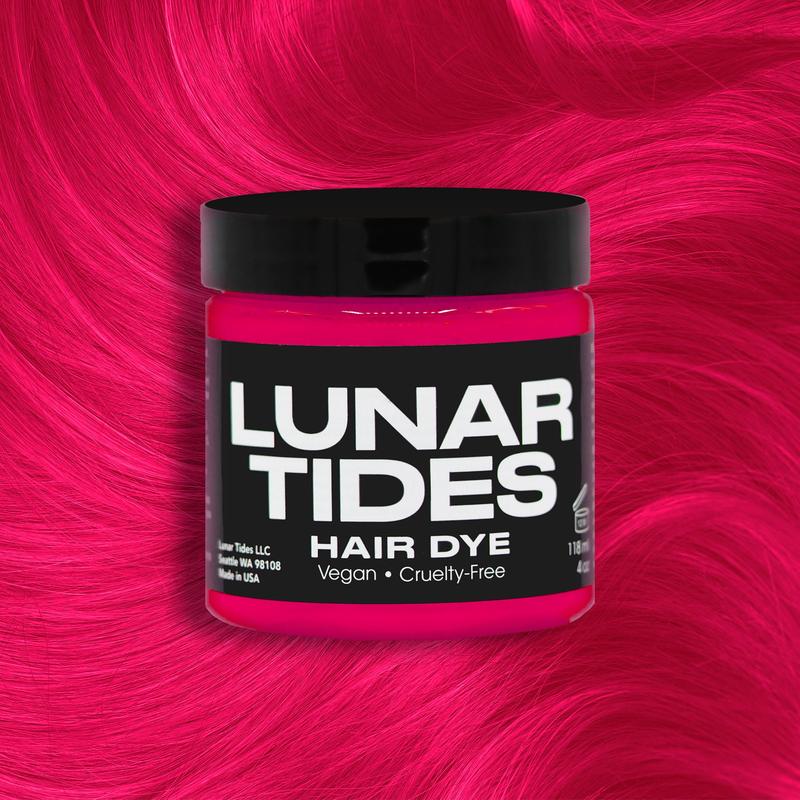 Lunar Tides Hot Pink Hair Color Semi-permanent Hair Dye - Lychee