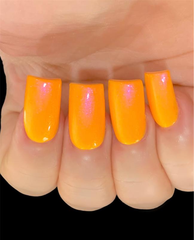 Sizzling Sherbert Glow - Neon Orange Yellow Pink 