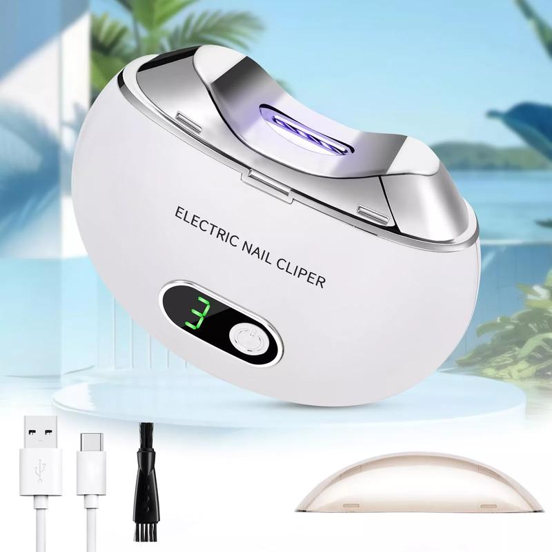 Electric lightweight portable trimmer USB rechargeable safety nail clippers Manicure Nail Care