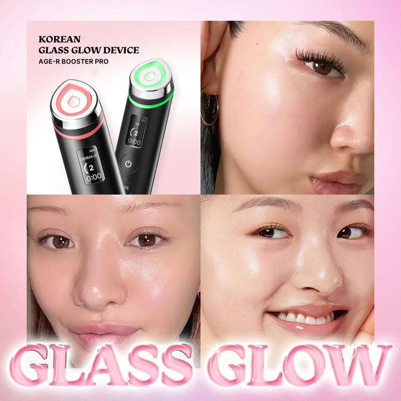 Medicube Age-R Booster Pro | 6-in-1 Real Glass Glow Device | Looking Glass Skin with Enhanced Absorption, Radiance, Elasticity,Pore Care | LED Anti-Wrinkle Device | Korean Skin Care