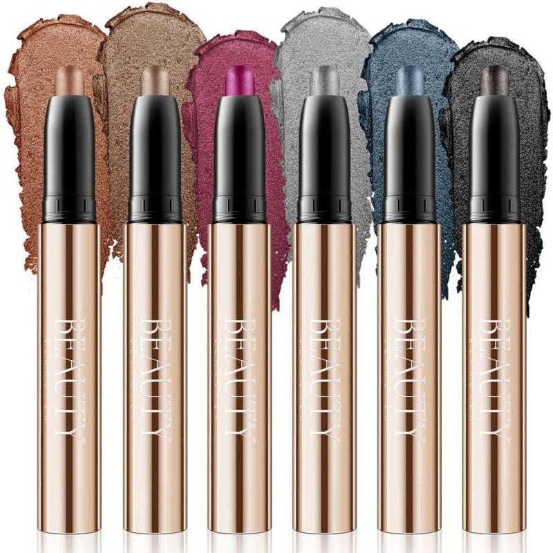 Long Lasting Eyeshadow Stick (3 6pcs), Waterproof Eyeshadow Pen, High Pigmented Eye Shadow Stick, Easy Coloring Eye Shadow Pen, Colorful Eye Makeup Product