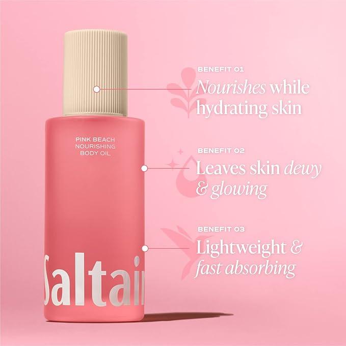 Saltair Pink Beach Body Oil - Nourishing Moisturizer for Soft Skin