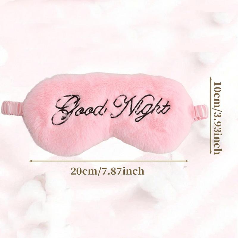 Cartoon Rabbit Design Sleep Eye Mask, Soft & Comfortable Sleeping Eye Cover, Sleeping Mask for Home & Travel, Sleeping Accessories