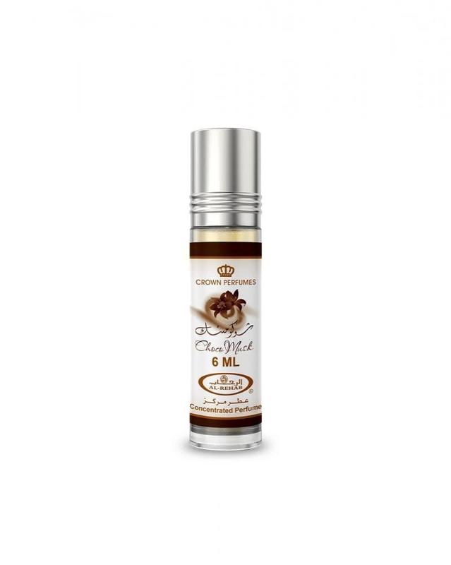 (Pack of 2) Choco Musk - 6ml (.2 oz) Perfume Oil Roll-On by Al-Rehab Aroma Fragrance