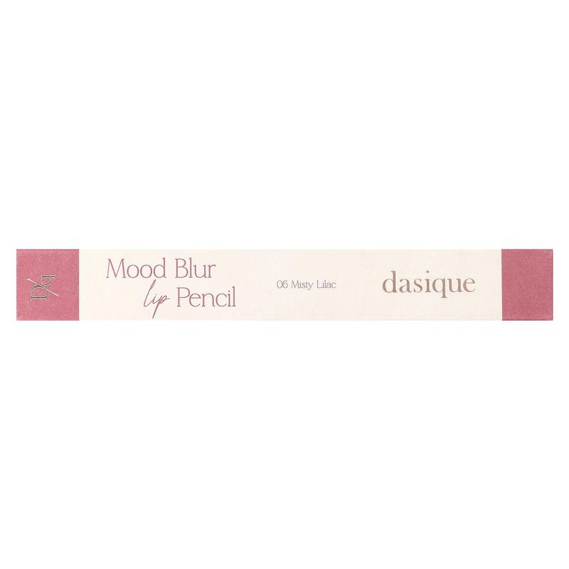 Dasique Mood Blur Lip Pencil, 06 Misty Lilac, 0.03 oz (0.9 g)