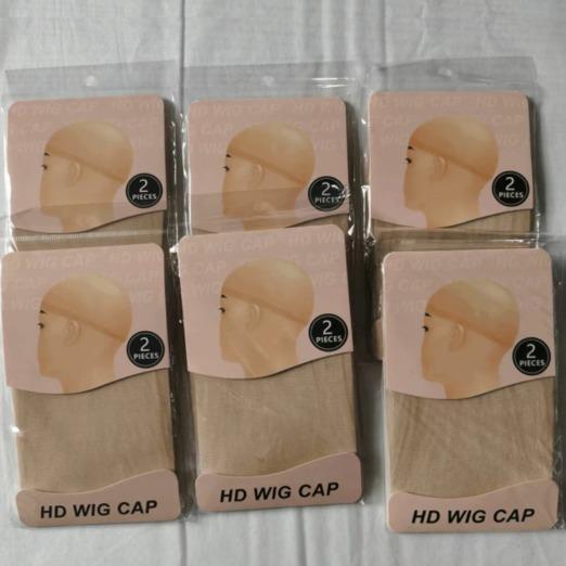 Jarin Hair HD Wig Cap 3Pack(6pcs) Invisible and Sheer Breathable Hair Net for Wig Ultra-Thin Stretchy Stocking Caps HD Transparent Wig Caps