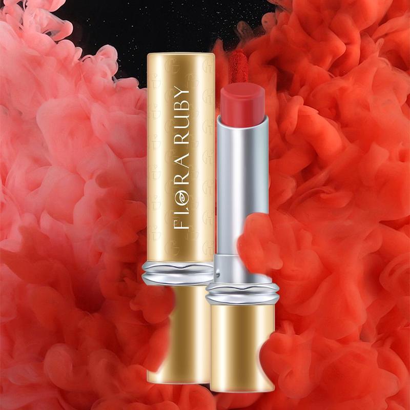 Long Lasting Waterproof Moisturizing Lipstick, 1 Count High Shine Lipstick, Highly Pigmented Non-stick Lip Color, Full Coverage Lipstick