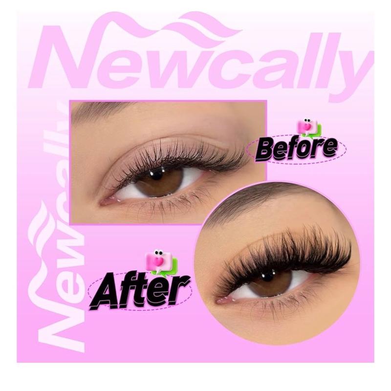 Self Adhesive Faux Mink False Eyelashes - Reusable Cat Eye Fluffy Lashes with Tweezers for Natural Look - Makeup, Cosmetic Eyelashes Extensions Eyelash Extensions Lash Extensions by NourPrime