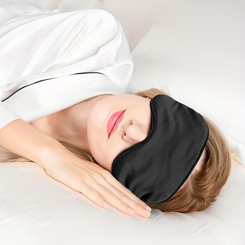 SilkySoft Double-Sided Eye Mask - Silk Eye Bags with Breathable Mulberry Silk, Elastic Shading, Comfortable Sleep Cover for Ultimate Relaxation and Darkness - Perfect for Insomnia, Travel, and Meditation