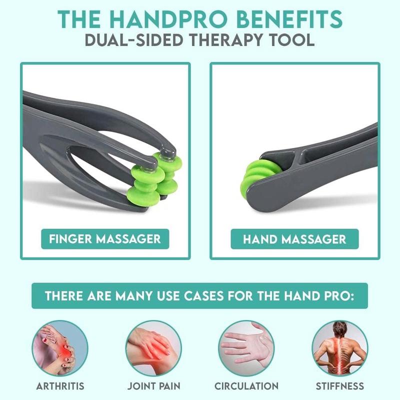 Finger Masser for Deep Tissue Comfort, Dual-Sided Therapy Tool for Arthritis, Carpal Tunnel, Stress & Pain Relief, Masse Roller for Hands, Palm & Wrist