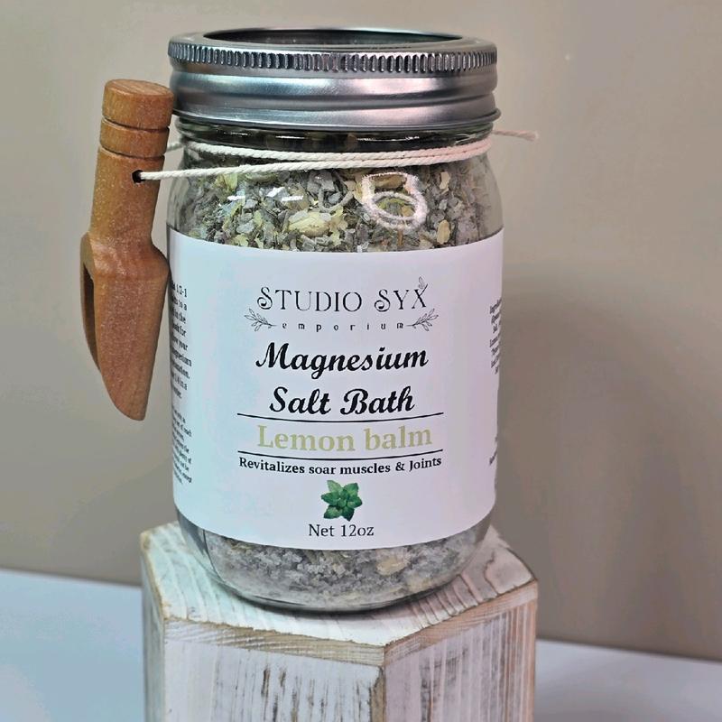 Magnesium Salt Bath - Eucalyptus, Black Elderberry, Lemongrass, Coconut Rose