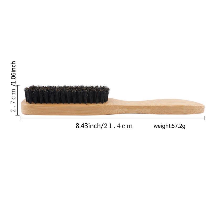 Wooden Handle Hair Brush, Multifunctional Hair Brush for Men, Hair Styling Tool for Home & Salon Use