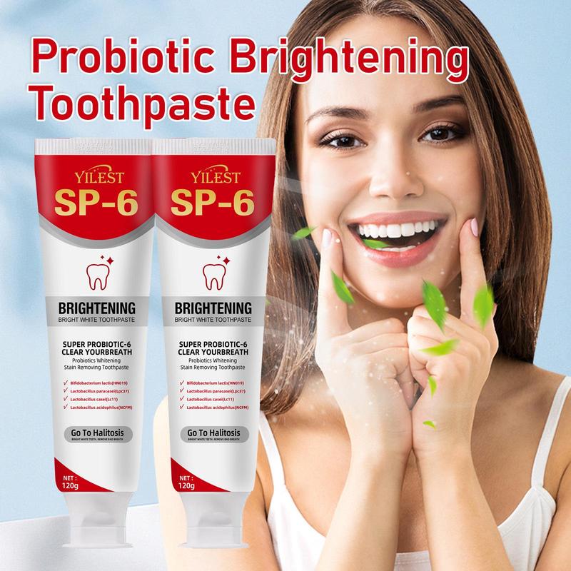 SP-6 Toothpaste Oral Health Management, Fresh Breath120g SP-6 Deep Clean Toothpaste for Men & Women - Sensitive Gums, Whiter Teeth, Fresh Breath & Deep Cleaning