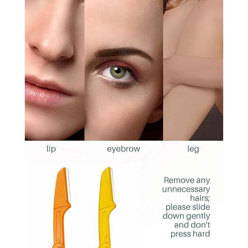 Foldable Eyebrow Trimmer for Women - Safe and Easy to Use - Suitable for Newbies - Folding Eyebrow Cutter - Eyebrow Shaping Cutter