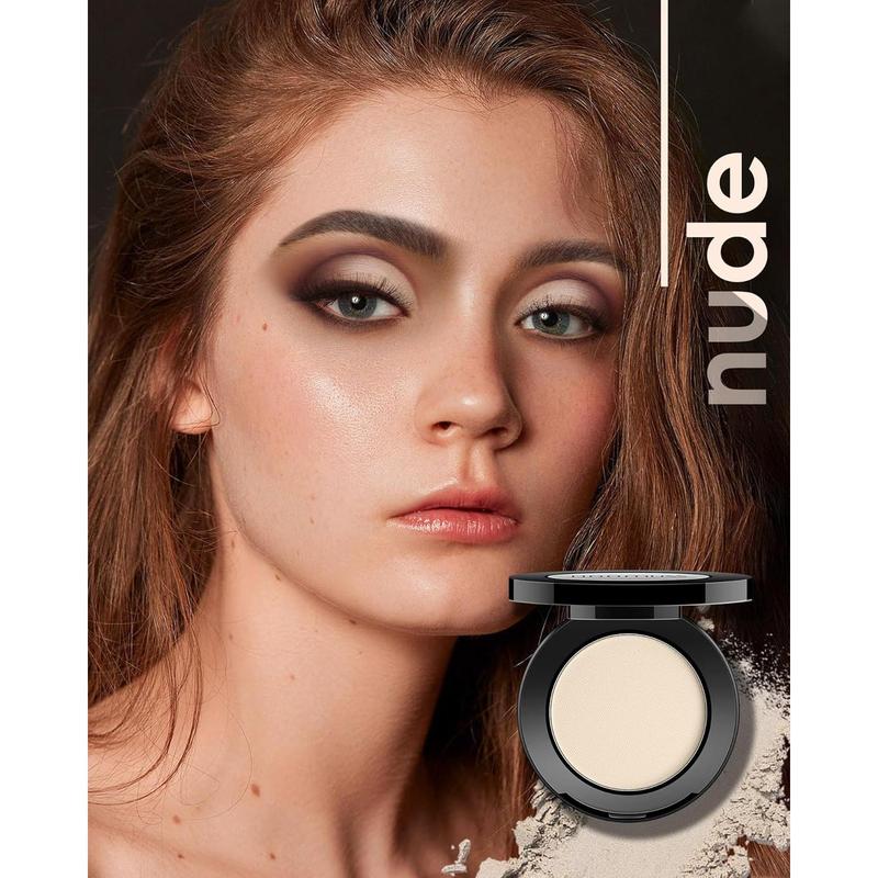 Nude Naked EyeshadowEye Sahdow Pressed Powder Palette, High Pigmented & Long Lasting, Intense Color Nude Bold Eyes (Nude)