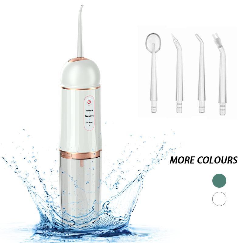 Electric Oral Irrigator, 1 Box Portable Rechargeable Oral Irrigator & Accessories, Oral Care Tool for Home & Travel