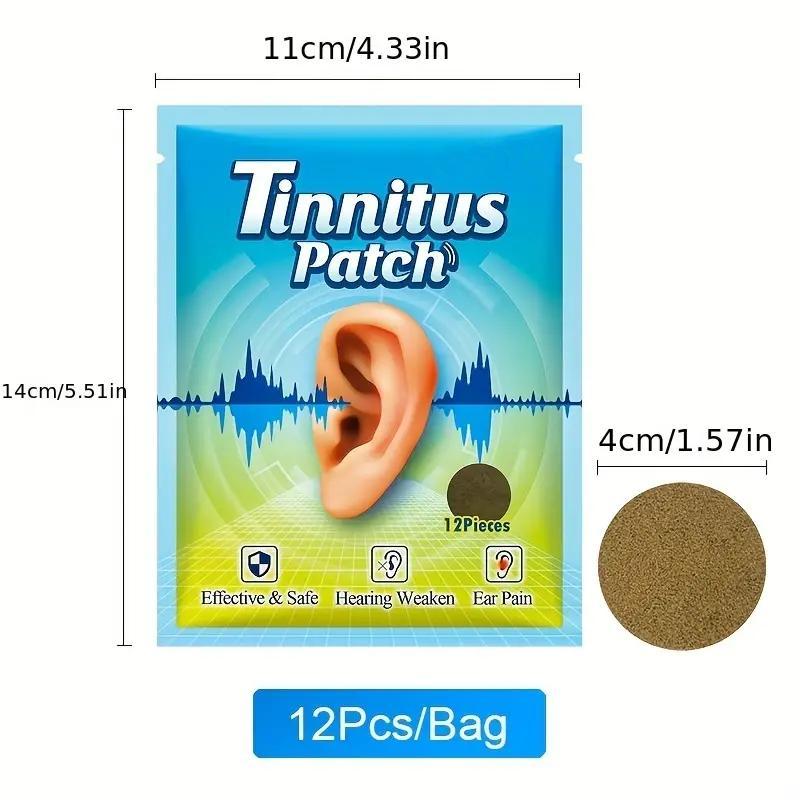 Tinnitus Earache Dizzy Herbal Patches, 24pcs Tinnitus Plaster, Earache Relief Patches, Sports & Outdoor Accessories