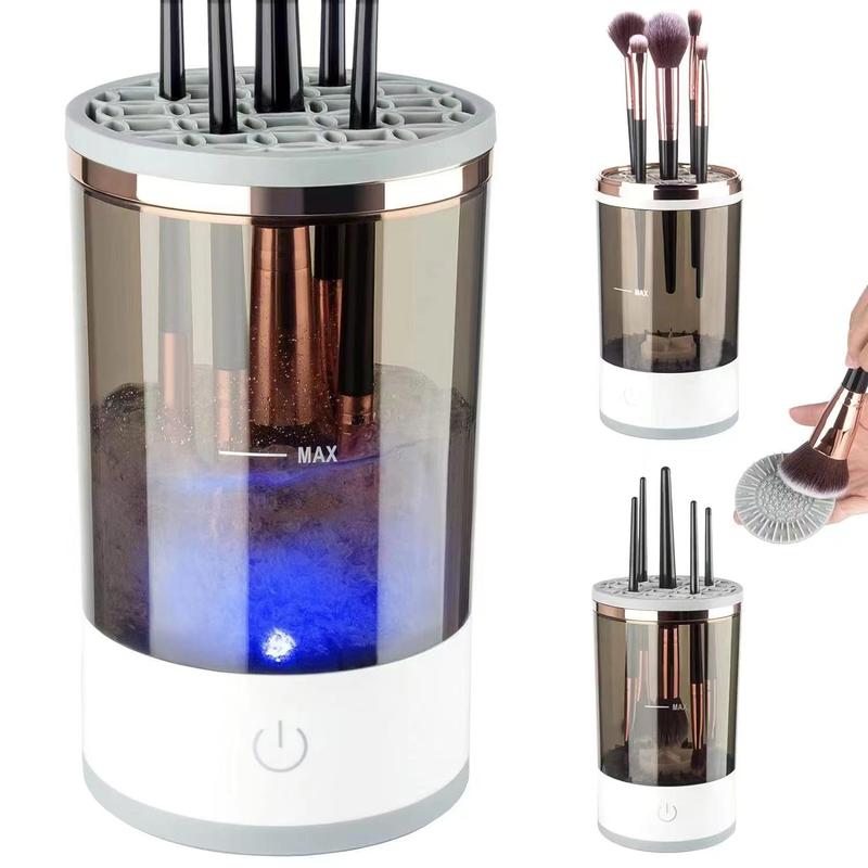 Automatic Makeup Brush Cleaner - Quick and Convenient Brush Maintenance Foundation Powder