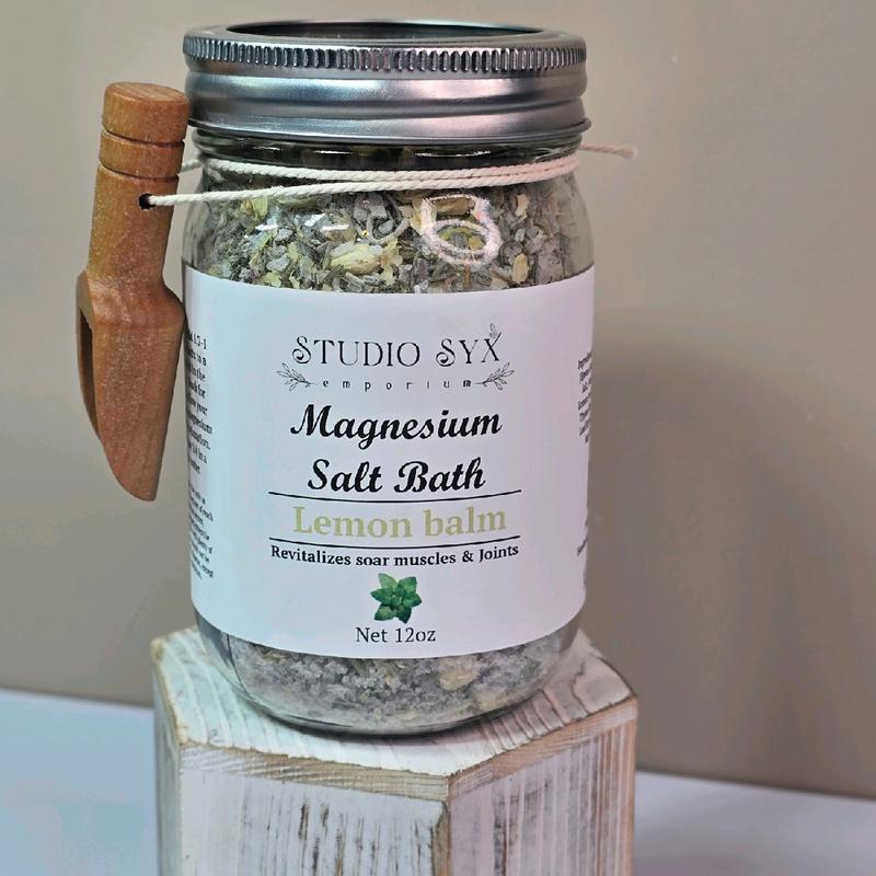 Magnesium Salt Bath - Eucalyptus, Black Elderberry, Lemongrass, Coconut Rose