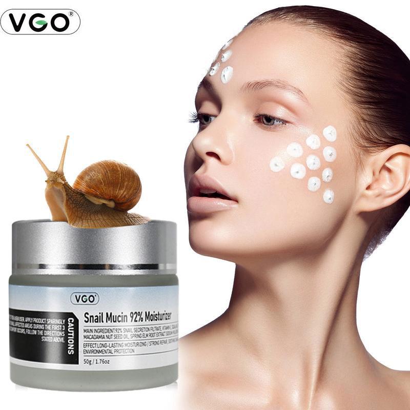 VGO  Face Cream Moisturizing and Repairing Set Skincare Moisturizer-Live Cleanser Facial Moisturizer Daily Face Gel Cream for Dry Sensitive  Cleanser Moisturizing Skin careFiltrate  Face Gel Serum for Dull Face Moisturizer  Repair serum vitamin c vgo