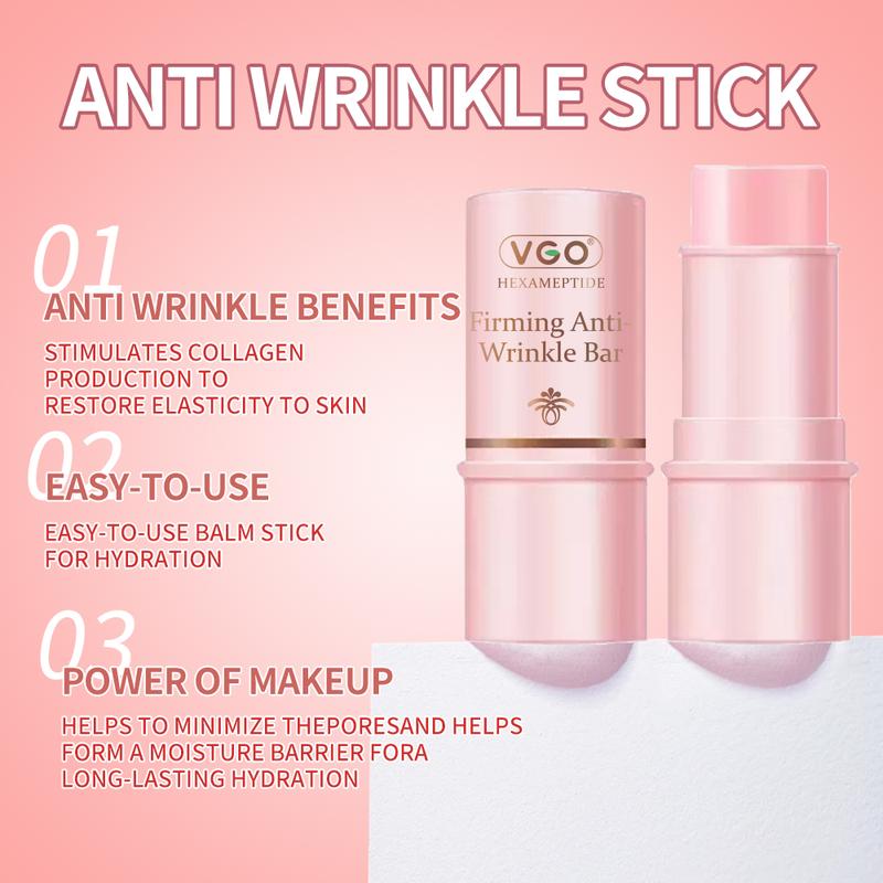 VGO Wrinkle Remover Sticks Reduces Fine lines Moisturizesand locks in Water-0.19 oz MoisturizerSkincare-A