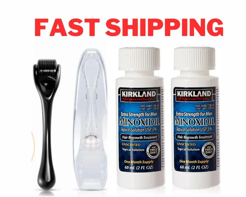 KIRKLAND Minoxidil 5% Extra Strength Men Hair Regrowth Solution 2 Month EXP 2025 Hair Care Pack