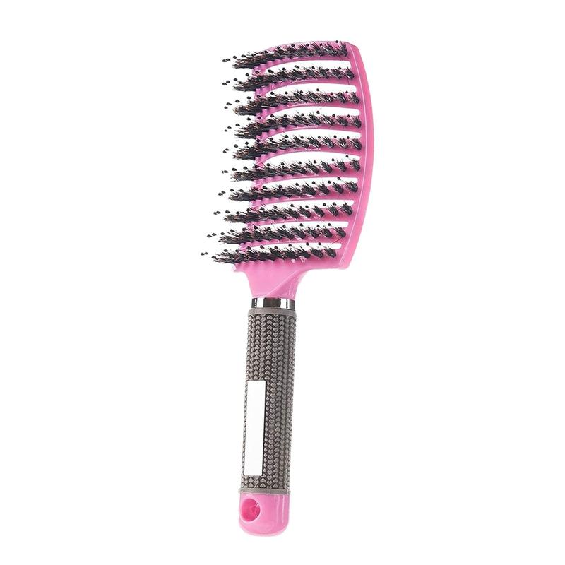 Hairstreaq Detangling Brush, Wet Dry Detangler Hair Brushes, Vented Detangling Brush, Fast Drying Styling Massage Hairbrush for Women & ' Long, Thick, Thin, Curly & Tangled Hair (Pink)