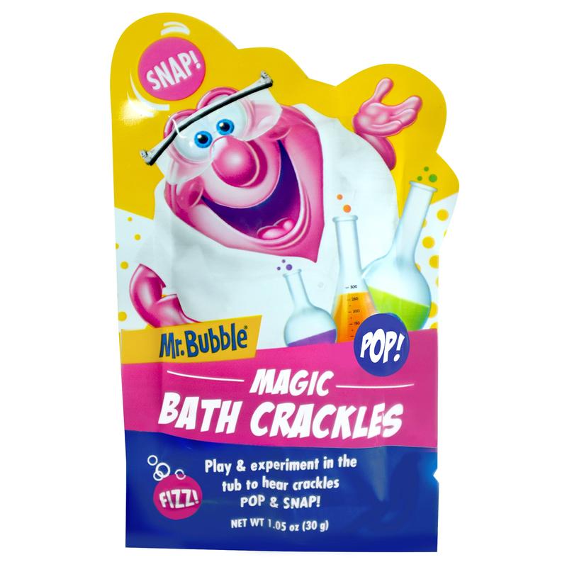 Mr. Bubble Magic Bath Crackles, For Bath Time fun, 1.05 oz.