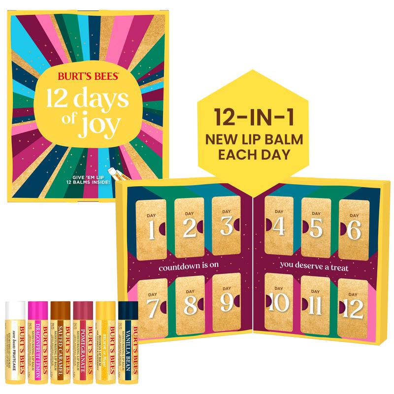 But's Bees 12 Days of Joy Lip Balm Advent Calendar Gift Set