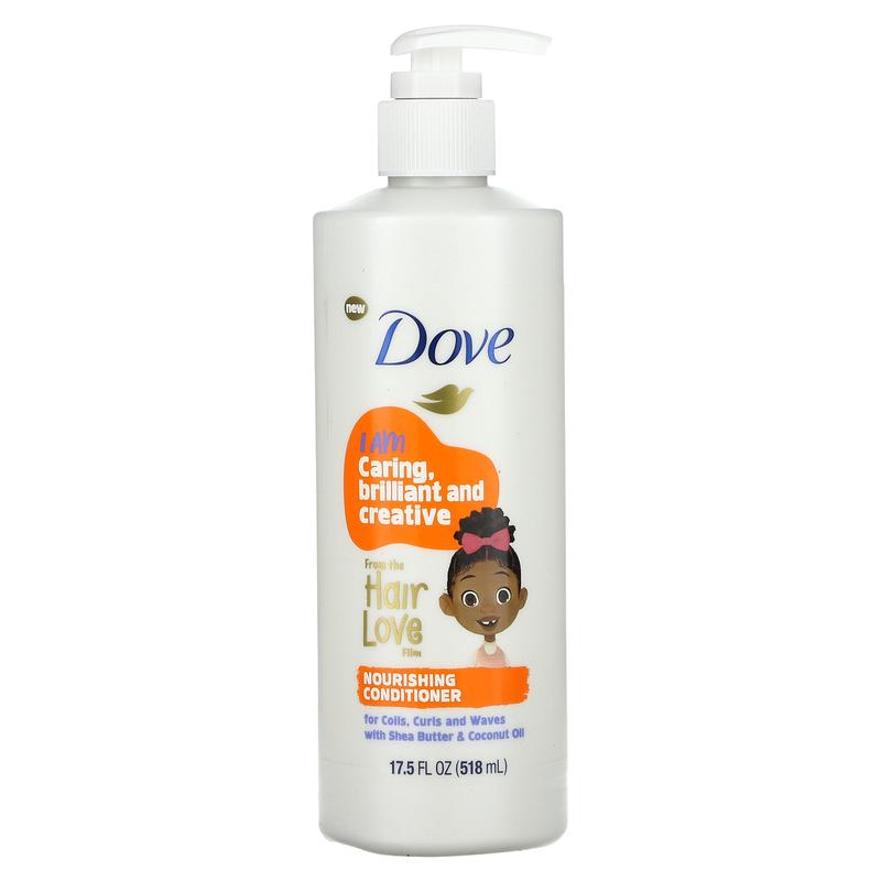 Dove Kids Care, Nourishing Conditioner, For Coils, Curls and Waves, 17.5 fl oz (518 ml)