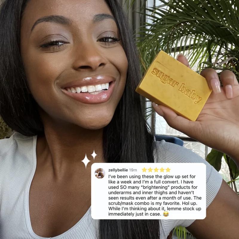 New - Natural Lemon Turmeric & Kojic acid Soap - Daily Body wash soap for Gentle Skincare Routine