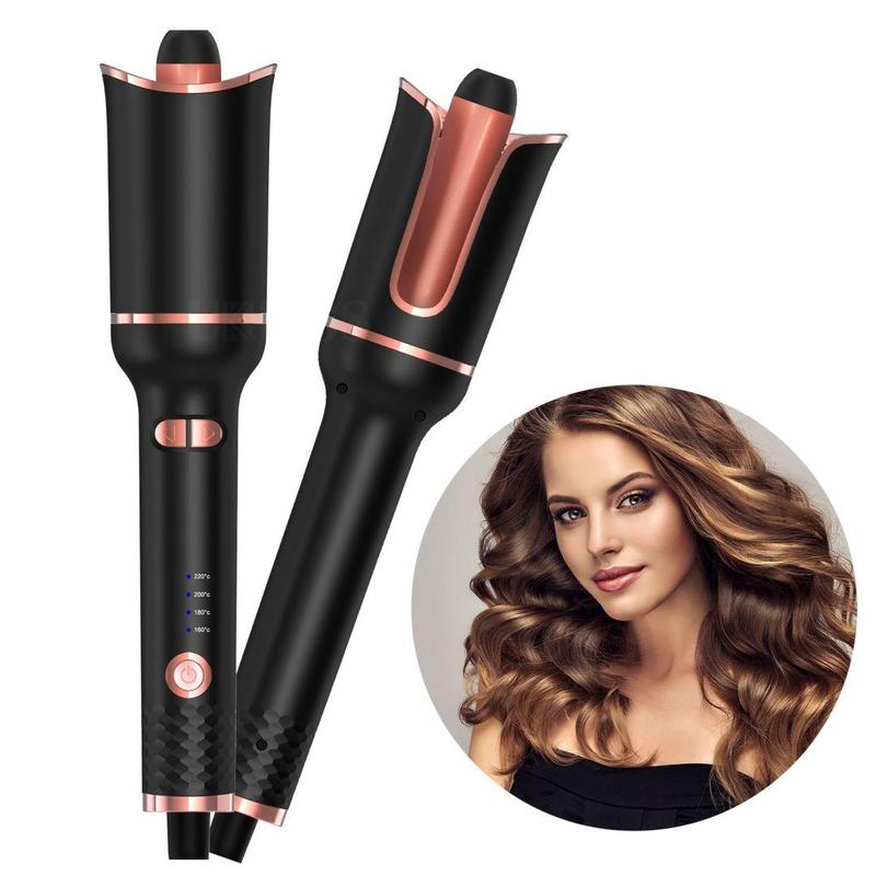 Automatic Curling Iron, 1 Box 360 Degree Multifunctional Electric Heated Hair Curler, Hair Styling Tool for Home & Salon Use, Halloween, Christmas