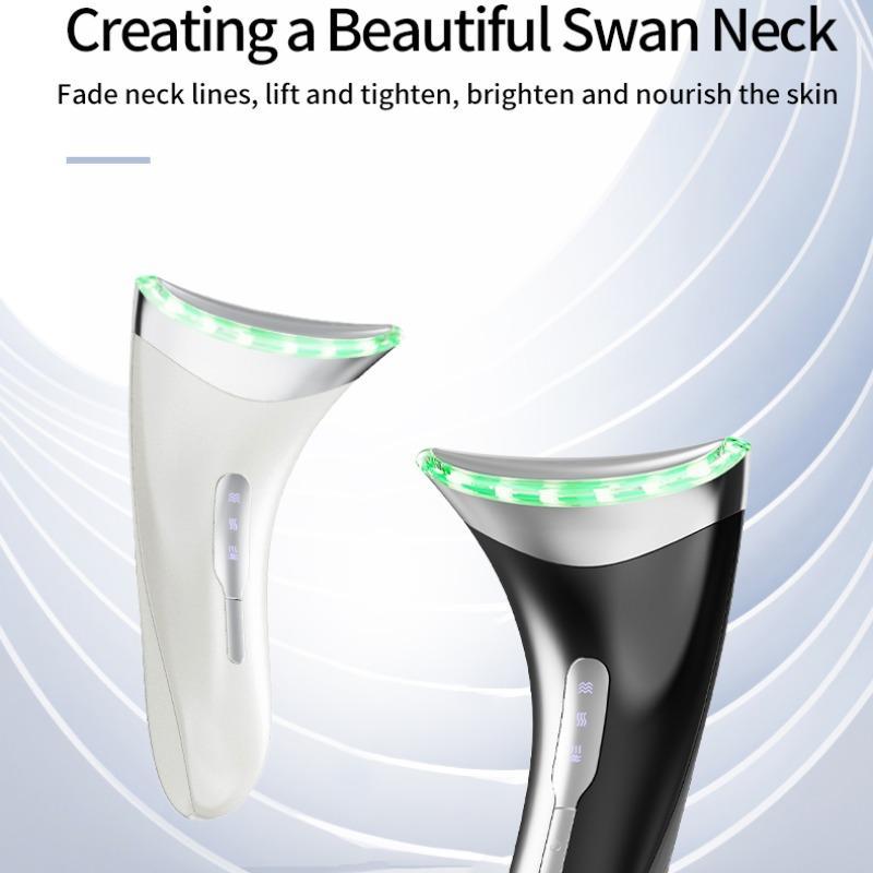 Neck Beauty Instrument, 1 Box Neck Care Massage Instrument, 3 Color Light Lifting & Tightening Neck Beauty Instrument, Personal Care Appliances