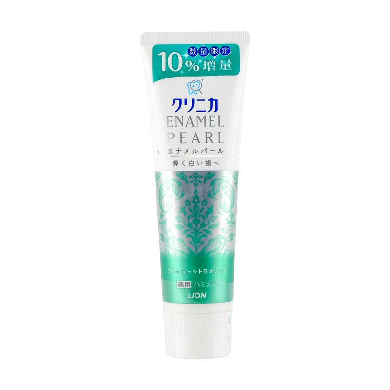 LION Enamel Pearl White Citrus Mint Toothpaste 130g