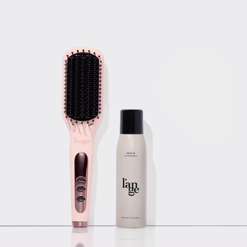 NEW! L’ange Straight & Slay Starter Pack - Le Vite Straightening Brush, Déjà Vu Dry Shampoo 3oz