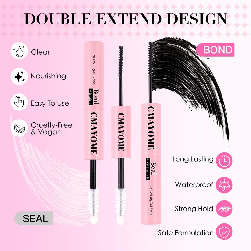 Long Lasting False Eyelash Glue, 4 Boxes Waterproof Eyelash Extensions Glue, Professional Eye Makeup Tool for Women & Girls