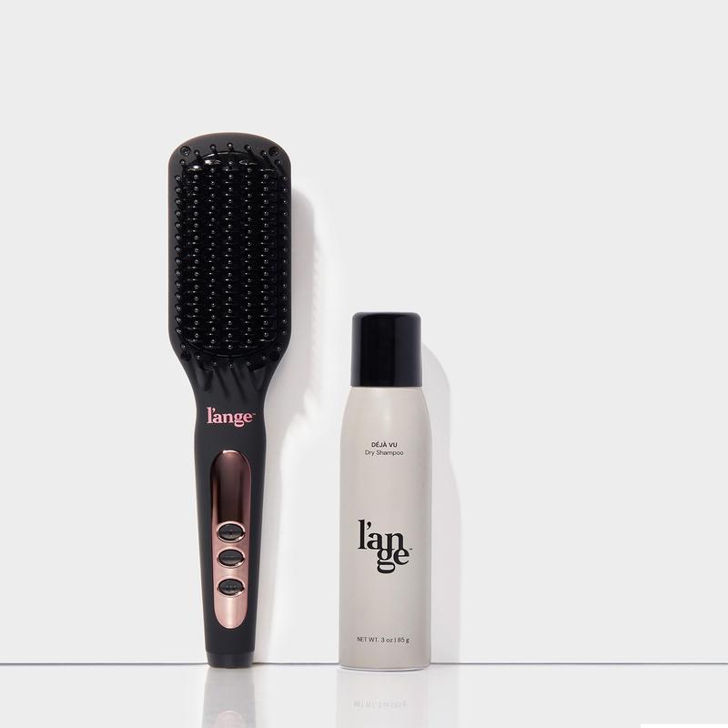 NEW! L’ange Straight & Slay Starter Pack - Le Vite Straightening Brush, Déjà Vu Dry Shampoo 3oz