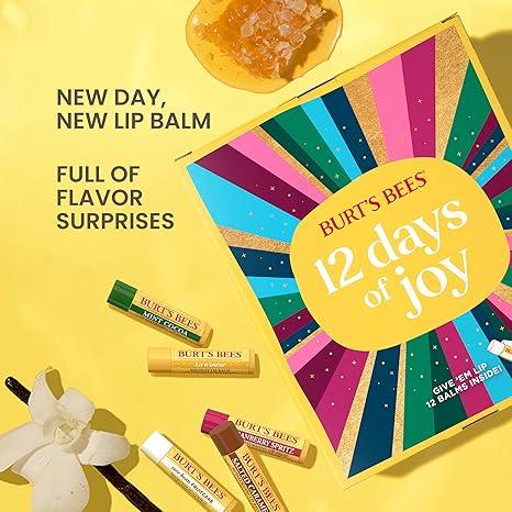 But's Bees 12 Days of Joy Lip Balm Advent Calendar Gift Set