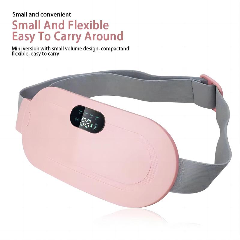 Portable Cordless Heating Pad, 1 Count Electric Waist Belt, Multi-Speed Adjustable Abdominal Heating Massager, for Women and Girls