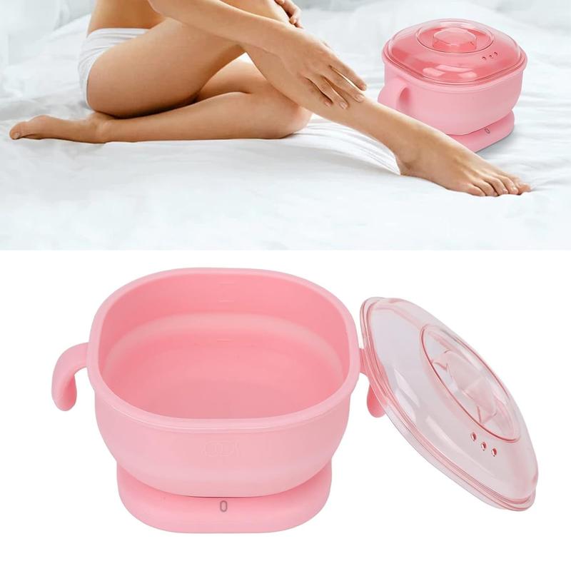 Portable Silicone Warmer for Wax Foldable Wax Heater Hair Removal Wax Machine Body Epilator Paraffin for Travel US Plug