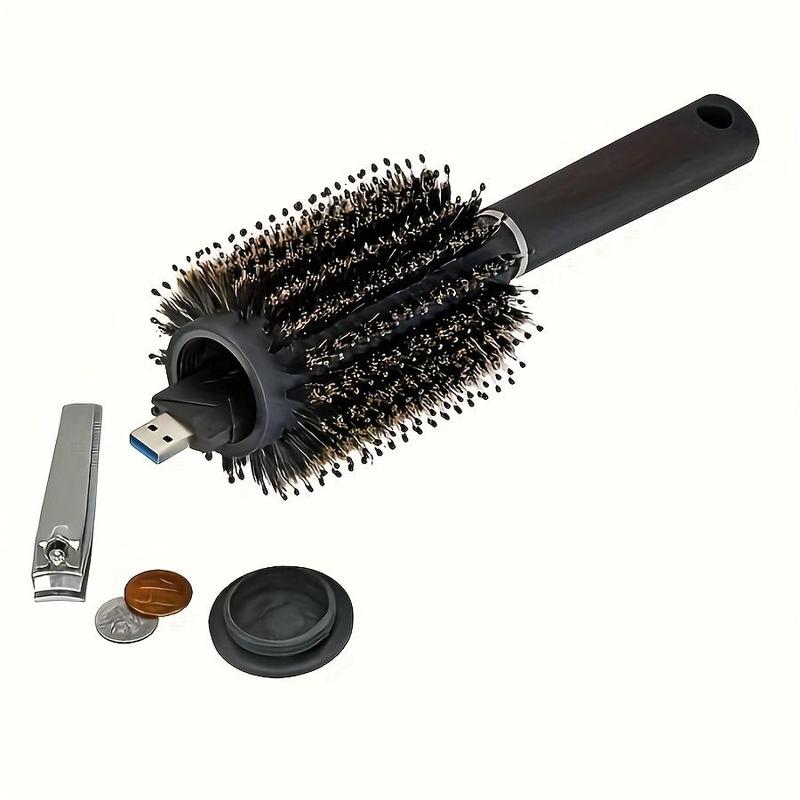 Hair Brush Comb, Diversion Stash Safe Hidden Compartment Functional Brush For Travel & Home