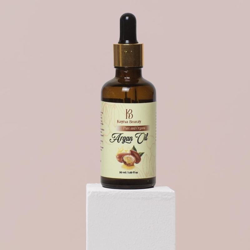 100% Pure Organic Moroccan Argan Oil for Skin, Hair, Nails | Cold Pressed Serum Skincare