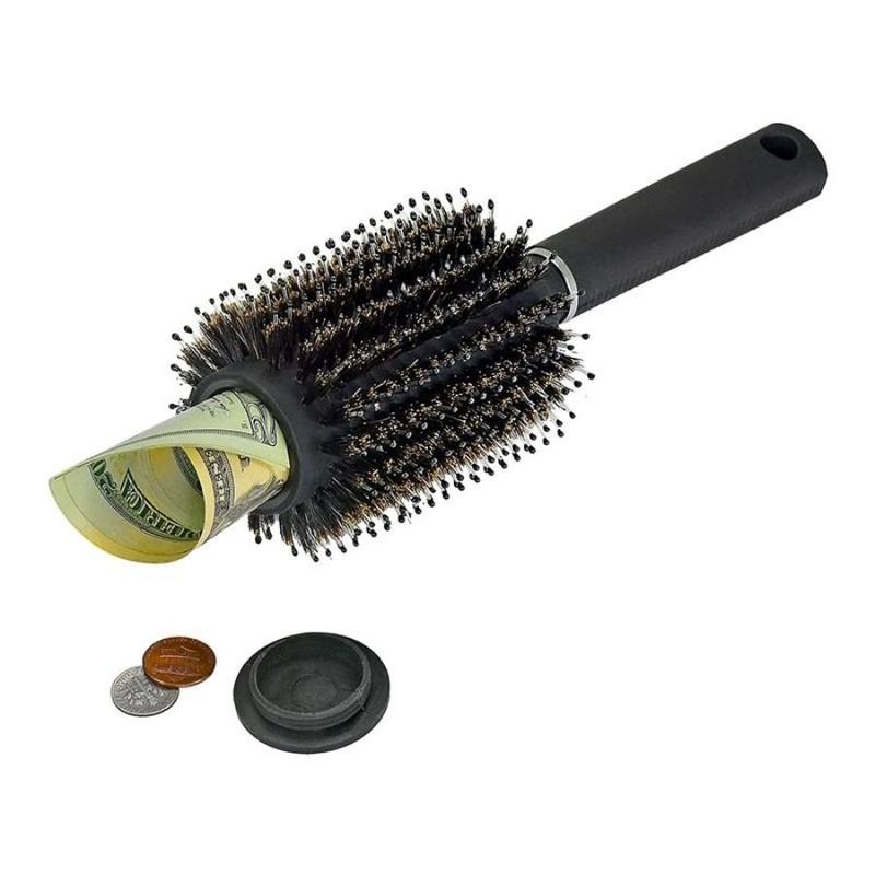 Hair Brush Comb, Diversion Stash Safe Hidden Compartment Functional Brush For Travel & Home