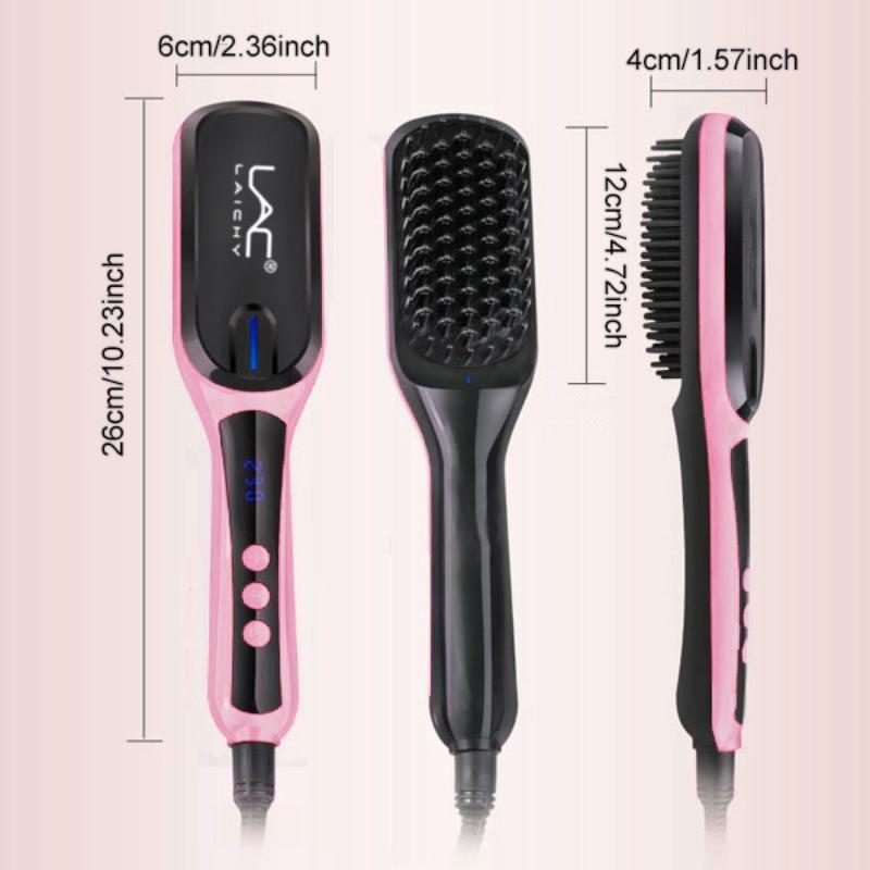 Hair Straightening Brush, Hair Straightening Comb, Negative Ion Hair Straightening Tool, Hair Styling Tool for Women & Girls