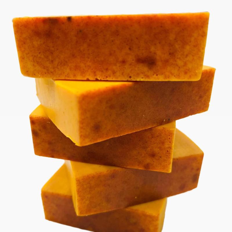 3PCS Lemon Turmeric KojicAcid Soap, Turmeric & Kojic Acid  Soap,  Kojic Acid Soap, Soap Body CareBody Wash Lemon Flawless Organic