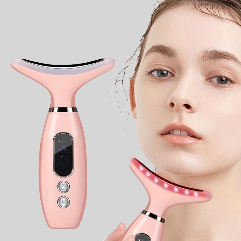 Neck Massager, Rechargeable Portable Neck Massager, Multifunctional Face Massager, Three Mode Neck Massager, Home Face and Neck Massage Tool, Massagers for Neck