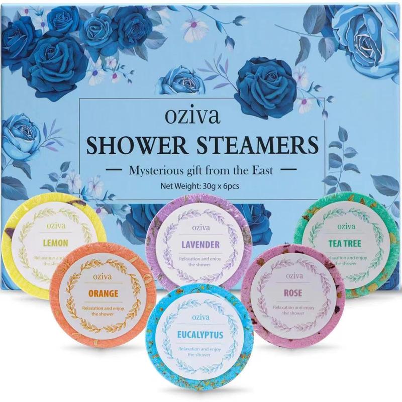 Box of 6 Premium Aromatherapy Shower Steamers with Essential Oils - Self Care Christmas Gifts for Women