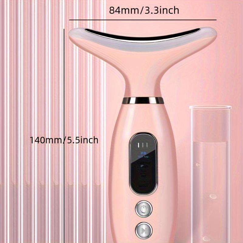 Neck Massager, Rechargeable Portable Neck Massager, Multifunctional Face Massager, Three Mode Neck Massager, Home Face and Neck Massage Tool, Massagers for Neck