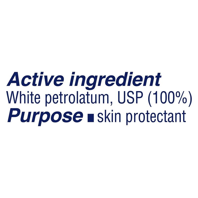 Vaseline 100% Pure Petroleum Jelly Original Unscented Body Moisturizer for All Skin Dryness, 1.75 oz (Pack of 4)